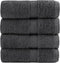 vidaXL - Gastendoekjes - SOLUND - 4st - 600 - g/m² - 30x30cm - antracietkleurig