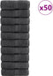 vidaXL - Gastendoekjes - SOLUND - 50 - st - 600 - g/m² - 30x50 - cm - antraciet