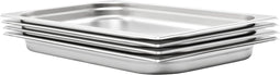 vidaXL - Gastronormbakken - 4 - st - GN - 1/1 - 40 - mm - roestvrij - staal