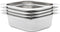 vidaXL - Gastronormbakken - 4 - st - GN - 1/2 - 100 - mm - roestvrij - staal