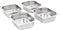 vidaXL - Gastronormbakken - 4 - st - GN - 1/2 - 100 - mm - roestvrij - staal