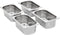 vidaXL - Gastronormbakken - 8 - st - GN - 1/4 - 100 - mm - roestvrij - staal