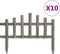 vidaXL - Gazonranden - 10 - st - 4,4 - m - vurenhout