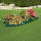 vidaXL - Gazonranden - 10 - st - 65x15 - cm - PP - groen