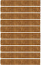 vidaXL - Gazonranden - 10 - stuks - 15x103 - cm - flexibel - cortenstaal