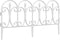 vidaXL - Gazonranden - 17 - st - 10 - m - polypropeen - wit