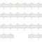 vidaXL - Gazonranden - 17 - st - 10 - m - wit