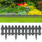 vidaXL - Gazonranden - 25 - st - 10 - m - PP - antracietkleurig