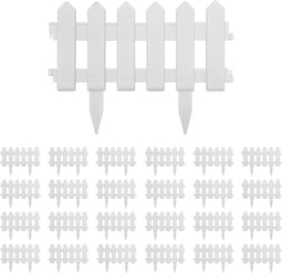 vidaXL - Gazonranden - 25 - st - 10 - m - PP - wit