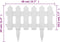 vidaXL - Gazonranden - 25 - st - 10 - m - PP - wit