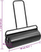vidaXL - Gazonroller - met - handvat - 63 - L - ijzer - en - staal - zwart