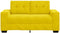 vidaXL - Geel - Fluweel - Fluweel - 120 - cm - breed - Voor - 2 - Zits - Eigentijdse - Bank