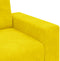 vidaXL - Geel - Fluweel - Fluweel - 120 - cm - breed - Voor - 2 - Zits - Eigentijdse - Bank
