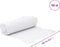 vidaXL - Geotextielmembraan - 1x50 - m - polyestervezel - wit