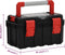 vidaXL - Gereedschapskist - 45x28x26,5 - cm - zwart - en - rood