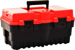 vidaXL - Gereedschapskist - 462x256x242 - mm - kunststof - rood