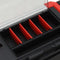 vidaXL - Gereedschapskist - 55x28x26,5 - cm - zwart - en - rood