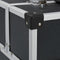 vidaXL - Gereedschapskoffer - 38x22,5x34 - cm - aluminium - zwart