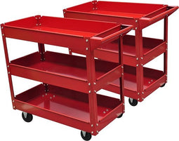 vidaXL - Gereedschapswagen - 100 - kg - rood