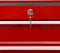 vidaXL - Gereedschapswagen - met - 15 - lades - staal - rood