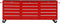 vidaXL - Gereedschapswagen - met - 15 - lades - staal - rood