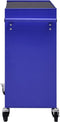 vidaXL - Gereedschapswagen - met - 4 - lades - staal - blauw