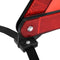 vidaXL Gevarendriehoeken 4 st 56.5x36.5x44.5 cm rood