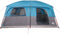 vidaXL - Gezinstent - 10-persoons - waterdicht - blauw