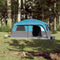 vidaXL - Gezinstent - 10-persoons - waterdicht - blauw