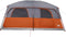 vidaXL - Gezinstent - 10-persoons - waterdicht - grijs - en - oranje