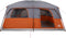 vidaXL - Gezinstent - 10-persoons - waterdicht - grijs - en - oranje