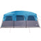 vidaXL - Gezinstent - 9-persoons - waterdicht - blauw
