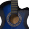 vidaXL - Gitaar - cutaway - met - 6 - snaren - western - klassiek - 38