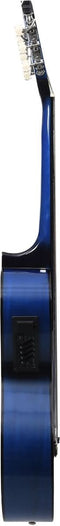 vidaXL - Gitaar - cutaway - met - equalizer - 6 - snaren - western - klassiek - blauw