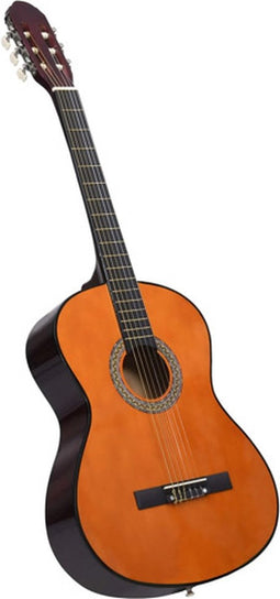 vidaXL - Gitaar - klassiek - beginner - 4/4 - 39" - lindenhout
