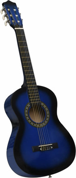 vidaXL - Gitaar - klassiek - beginner - en - kinderen - 1/2 - 34" - blauw