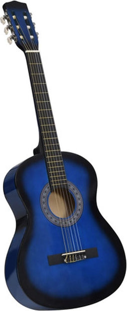 vidaXL - Gitaar - klassiek - beginner - en - kinderen - 3/4 - 36" - blauw