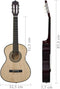 vidaXL - Gitaar - klassiek - beginner - kinderen - 1/2 - 34