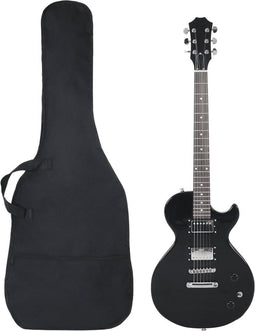 vidaXL - Gitaar - voor - beginners - elektrisch - met - tas - 4/4 - 39" - zwart