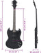 vidaXL - Gitaar - voor - beginners - elektrisch - met - tas - 4/4 - 39
