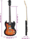 vidaXL - Gitaar - voor - beginners - elektrisch - met - tas - 4/4 - 39