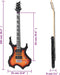 vidaXL - Gitaar - voor - beginners - elektrisch - met - tas - 4/4 - 39