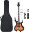 vidaXL - Gitaar - voor - beginners - elektrisch - met - tas - 4/4 - 39