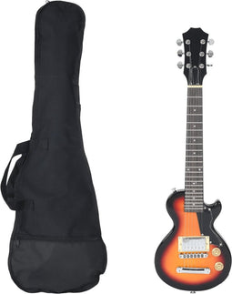 vidaXL - Gitaar - voor - kinderen - elektrisch - met - tas - 3/4 - 30" - bruin - en - zwart