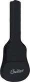 vidaXL - Gitaartas - voor - 4/4 - klassieke - gitaar - 100x37 - cm - stof - zwart