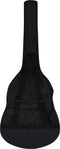 vidaXL - Gitaartas - voor - 4/4 - klassieke - gitaar - 100x37 - cm - stof - zwart