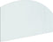 vidaXL - Glasplaat - openhaard - 100x50 - cm