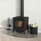 vidaXL - Glasplaat - openhaard - 100x50 - cm