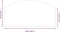 vidaXL - Glasplaat - openhaard - 100x50 - cm