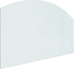 vidaXL - Glasplaat - openhaard - 100x60 - cm